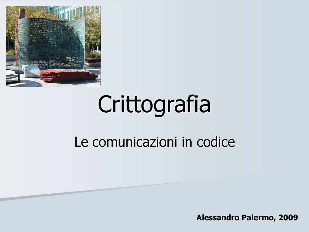 Le Comunicazioni In Codice Ppt Scaricare